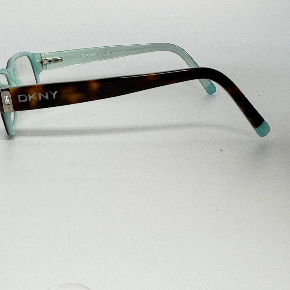 DKNY DY 4585-B 3388‎ Tortoise Blue Eyeglasses Frames 52-17-135 Rectangular 21654